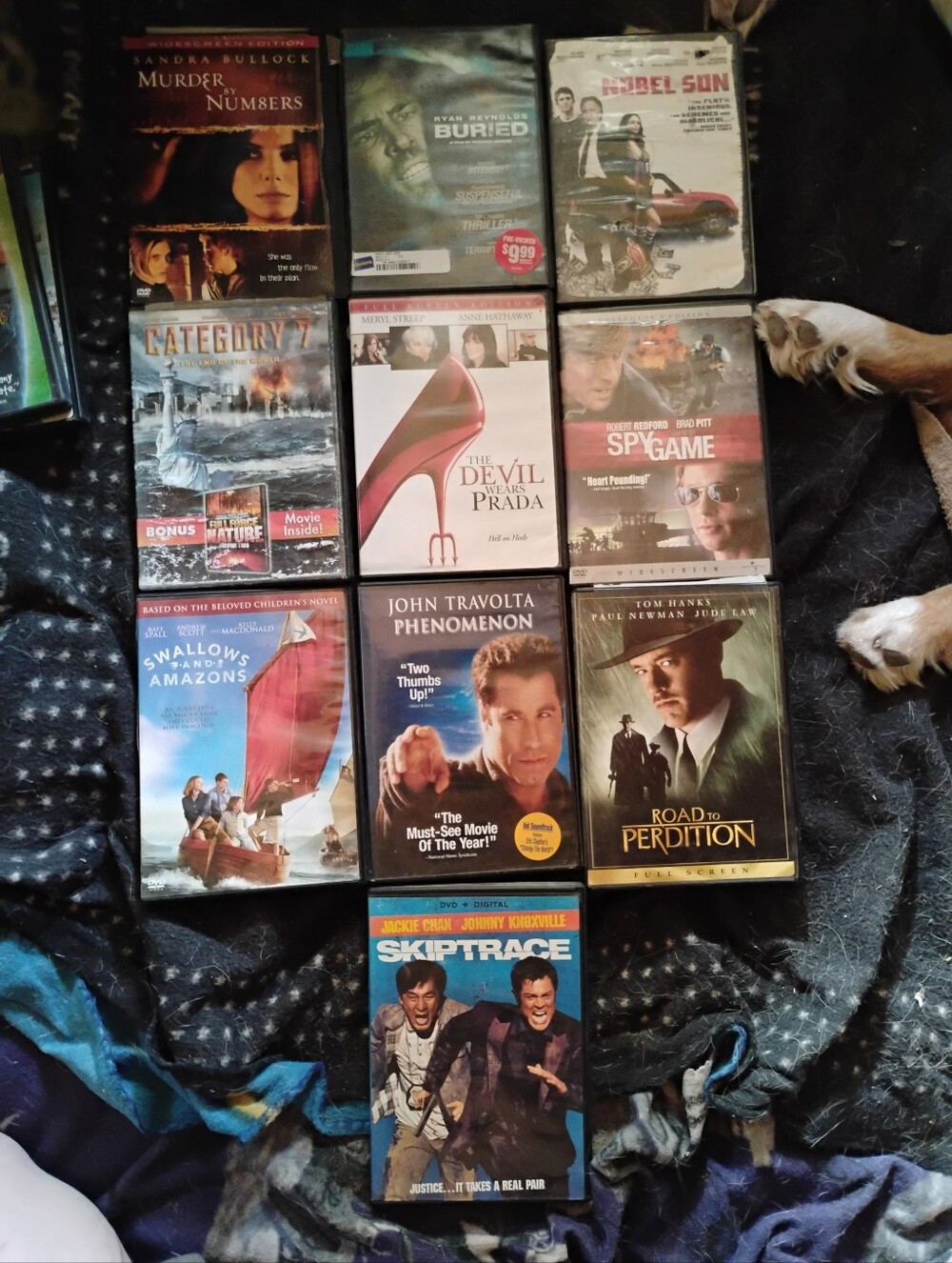 10 Ten DVDs Various Titles Various Genres Bundled Lot Good - Excellent Condition